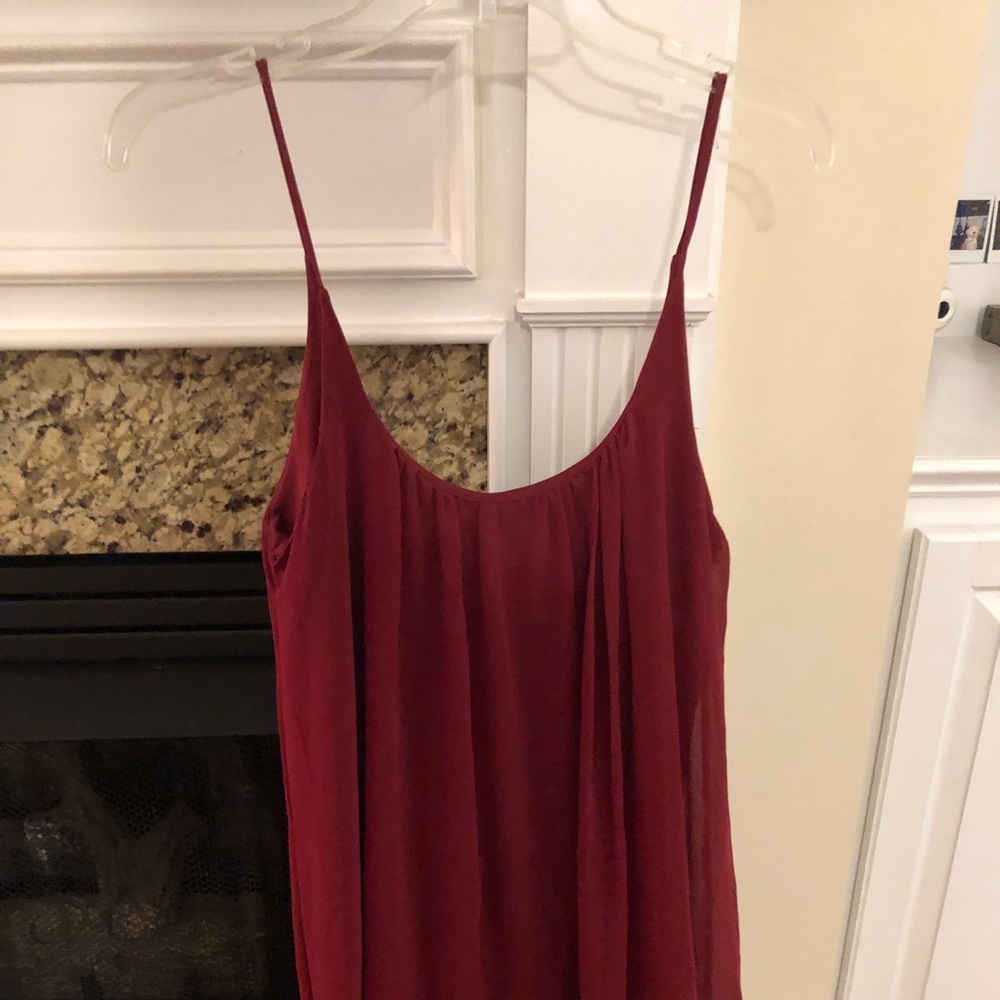 Maroon dress